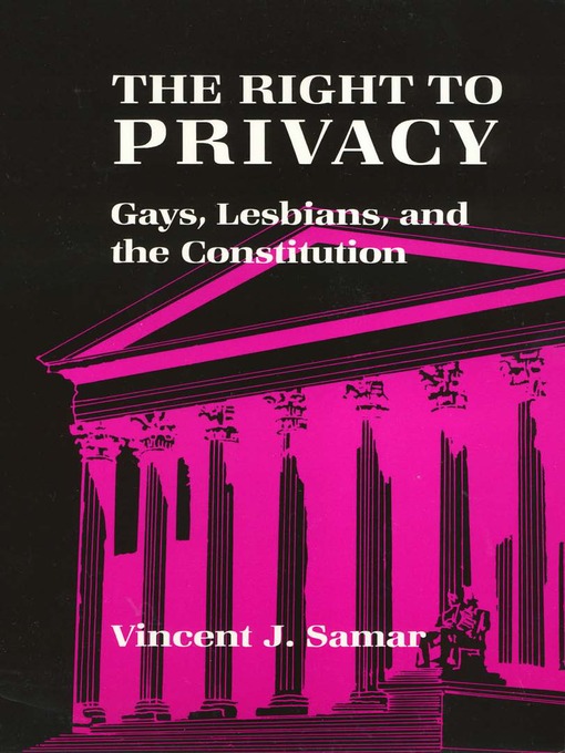 Title details for The Right to Privacy by Vincent Samar - Available